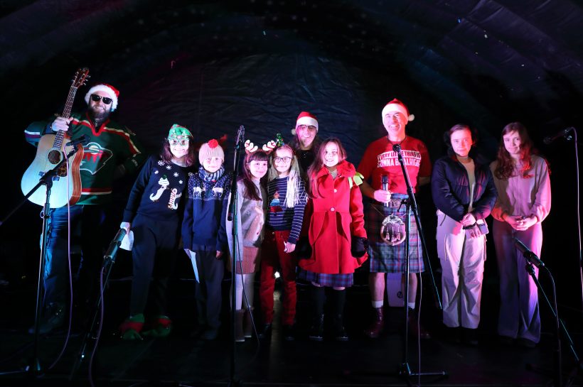Poets sing song for Santa